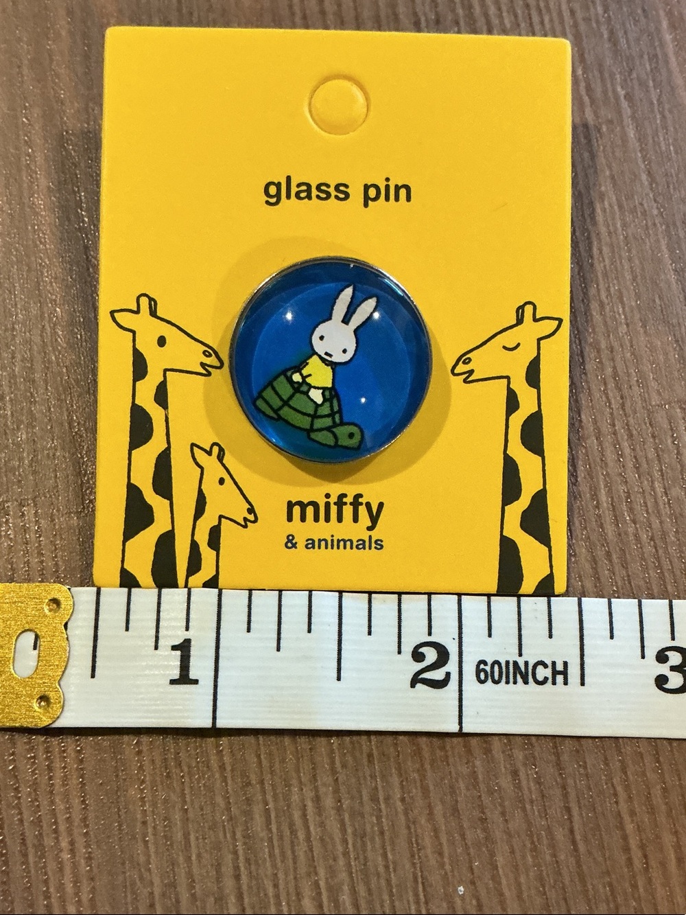 Miffy & animals collectible glass pin